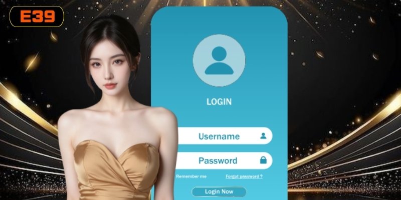 Thực hiện lần lượt từng bước để đăng nhập E39 thành công